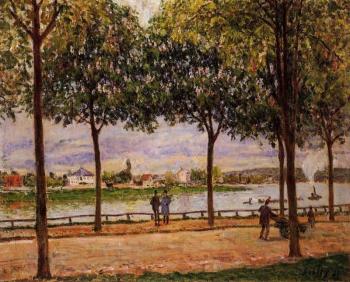 阿爾弗萊德 西斯萊 Promenade of Chestnut Trees 阿爾弗萊德 西斯萊 Promenade of Chestnut Trees